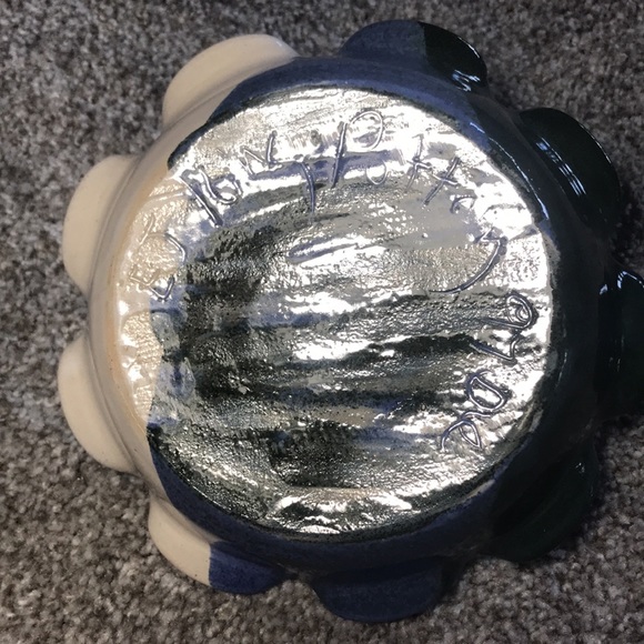 EJ King Pottery 1997 DC signed candle holder - Picture 5 of 5